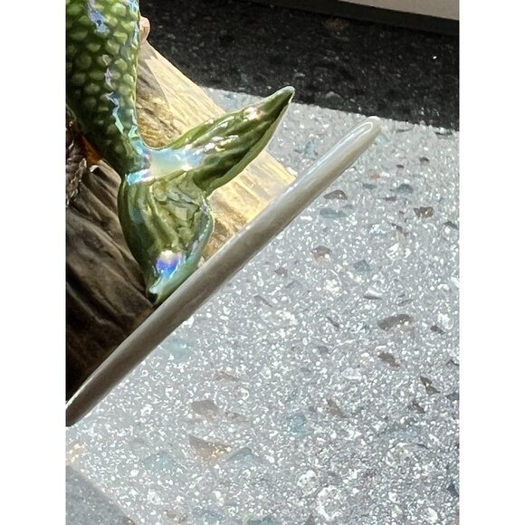 New Retired 1990 Hagen Renaker Mermaid on Piling Never Removed From Box Perfect - Picture 9 of 12
